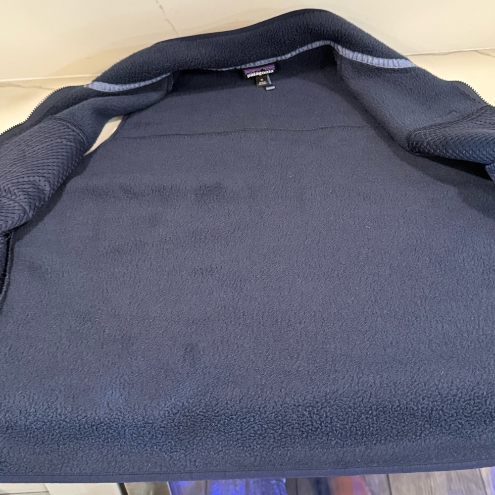 Patagonia Retro Pile Vest Men's XL Blue Navy Full Zip Pile Fleece Outdoor - Picture 10 of 15